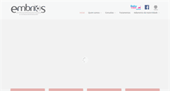 Desktop Screenshot of embrios.com.br